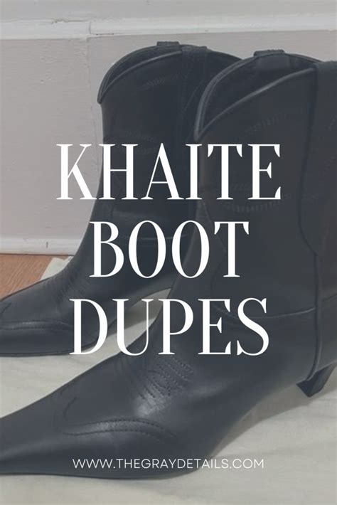 khaite boots dupe